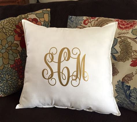 etsy monogram pillow|monogrammed pillows cheap.